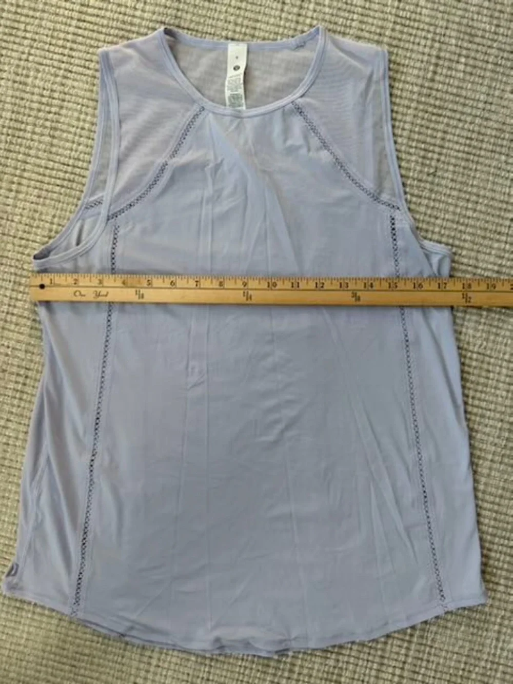 Lululemon Sculpt Tank Lavender Frost, Size 6